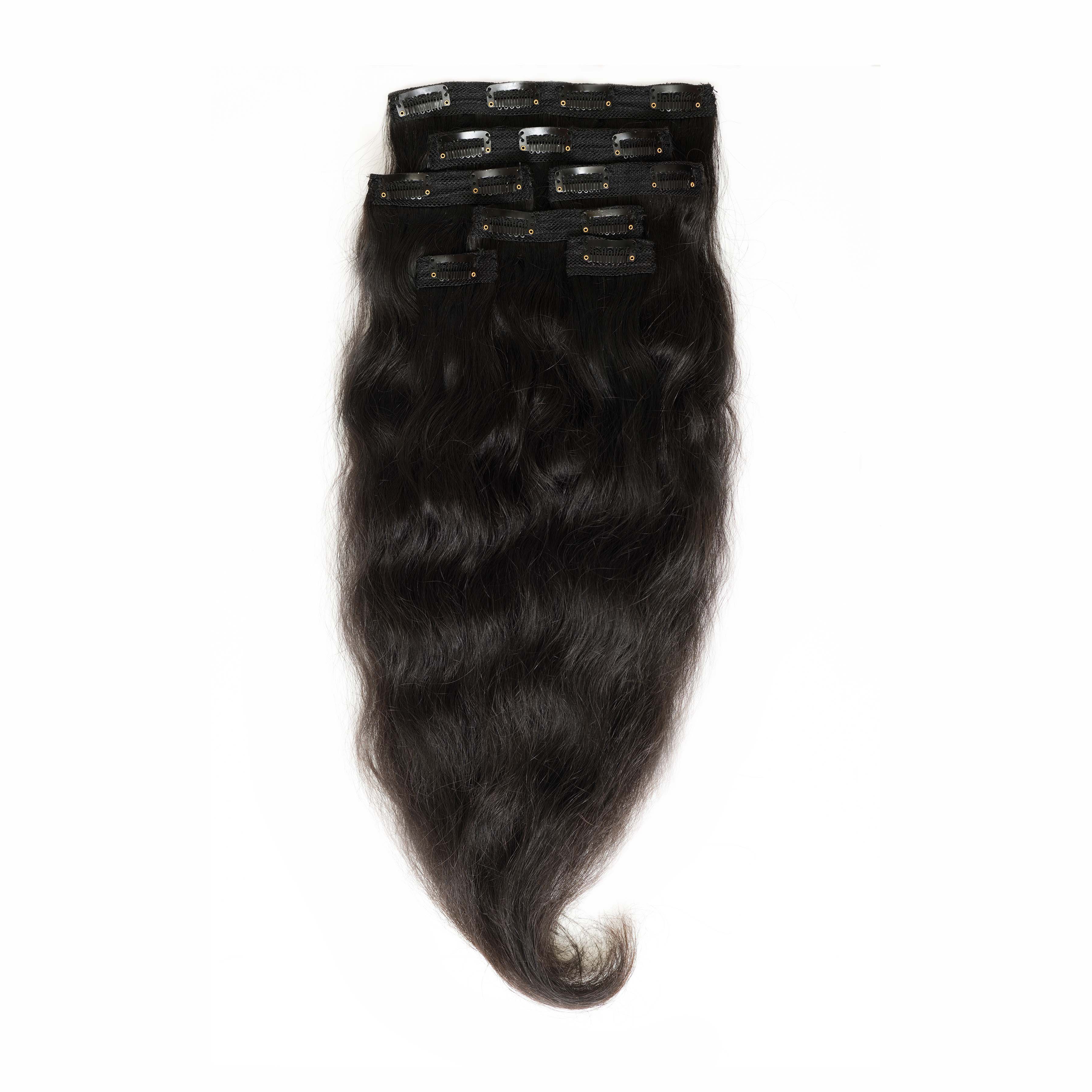 Wavy Clip-In indian hair Extensions